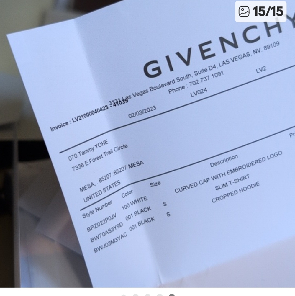 Givenchy Ivory Curved Cap - Picture 8 of 16